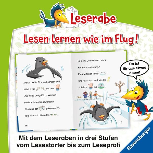 Produktbild: Leserabe Vor-Lesestufe - Pinguin Pinu taut auf