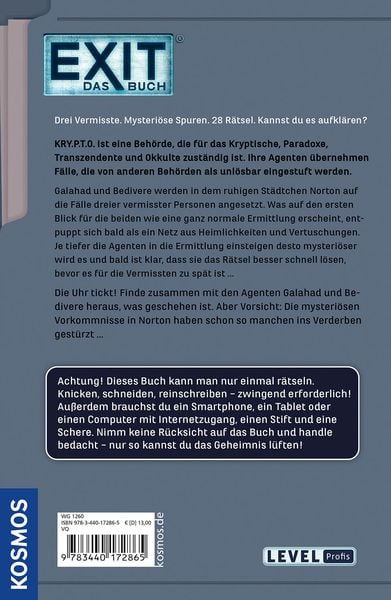 Produktbild: EXIT&reg; - Das Buch: Die Krypto Akten. Codename: AL1A5