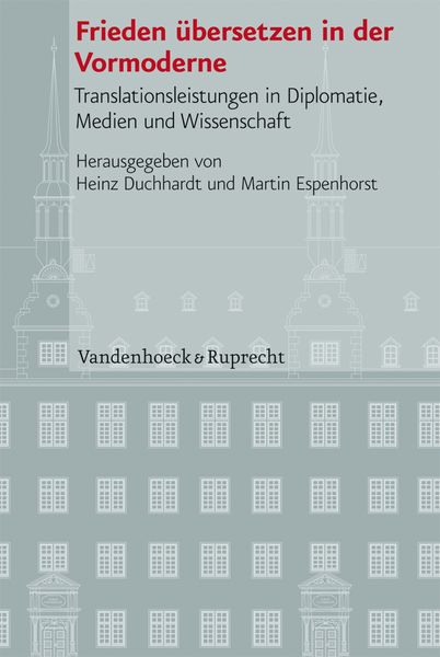 Produktbild: Frieden &uuml;bersetzen in der Vormoderne
