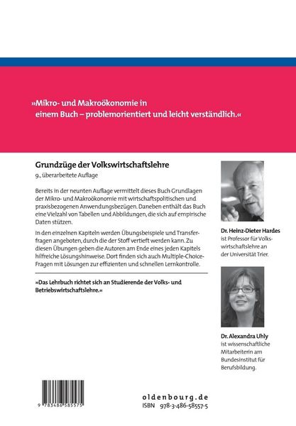 Produktbild: Grundz&uuml;ge der Volkswirtschaftslehre