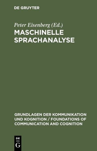 Produktbild: Maschinelle Sprachanalyse
