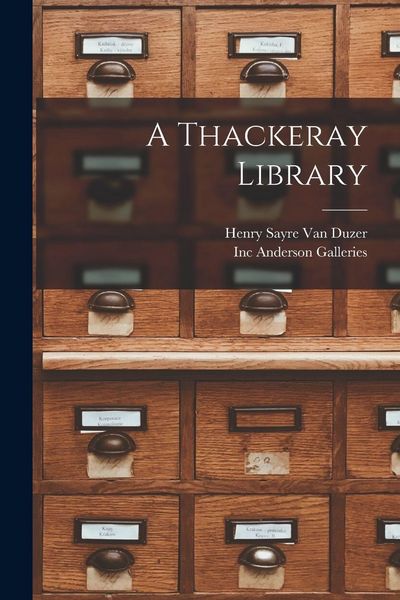 Produktbild: A Thackeray Library