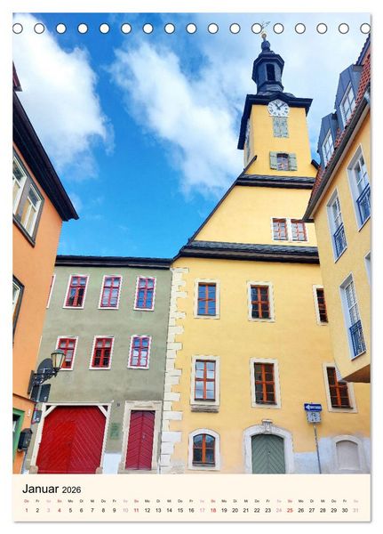 Produktbild: Rudolstadt - Ein Spaziergang (Tischkalender 2026 DIN A5 hoch), CALVENDO Monatskalender