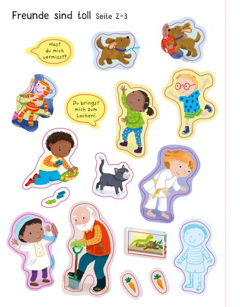 Mein erstes Stickerbuch: Alle meine Freunde