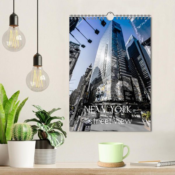 Produktbild: NEW YORK &ndash; street view (Wandkalender 2026 DIN A4 hoch), CALVENDO Monatskalender