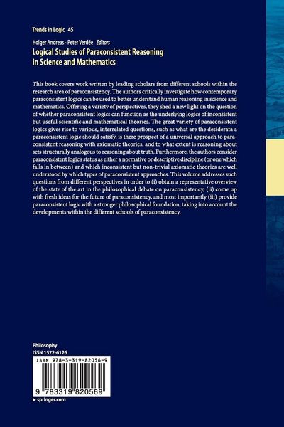 Produktbild: Logical Studies of Paraconsistent Reasoning in Science and Mathematics