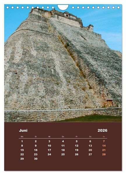 Produktbild: Klassisches Mexiko (Wandkalender 2026 DIN A4 hoch), CALVENDO Monatskalender