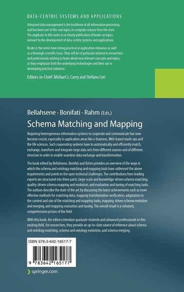 Produktbild: Schema Matching and Mapping