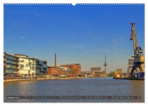 Produktbild: M&uuml;nster - Historische Stadt mit jungem Gesicht (hochwertiger Premium Wandkalender 2026 DIN A2 quer), Kunstdruck in Hochglanz