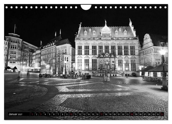 Produktbild: Historisches Bremen (Wandkalender 2027 DIN A4 quer), CALVENDO Monatskalender