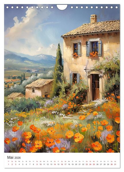 Produktbild: Poesie des Lichts - impressionistisches S&uuml;dfrankreich (Wandkalender 2026 DIN A4 hoch), CALVENDO Monatskalender