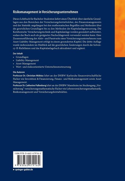 Produktbild: Risikomanagement in Versicherungsunternehmen