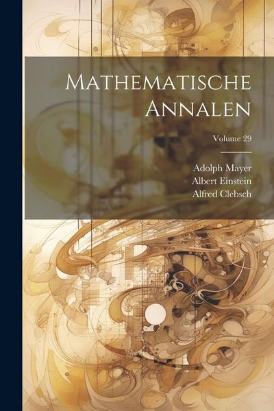 Produktbild: Mathematische Annalen; Volume 29