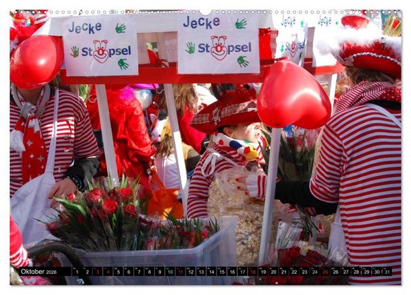 Produktbild: K&ouml;lner Karneval - das ganze Jahr! (hochwertiger Premium Wandkalender 2026 DIN A2 quer), Kunstdruck in Hochglanz