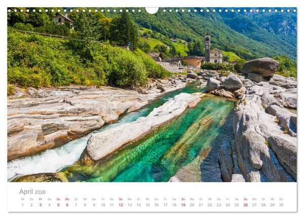 Produktbild: TESSIN Werner Dieterich (Wandkalender 2026 DIN A3 quer), CALVENDO Monatskalender