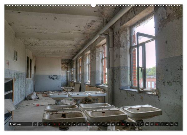 Produktbild: Lost Places in Deutschland 2026 (hochwertiger Premium Wandkalender 2026 DIN A2 quer), Kunstdruck in Hochglanz