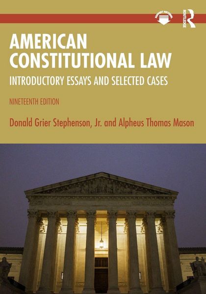 Produktbild: American Constitutional Law