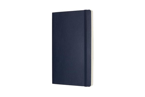 Produktbild: MOLESKINE NOTIZBUCH L/A5, BLANKO, SOFT COVER, SAPHIR