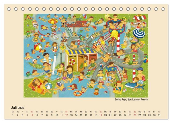 Produktbild: Wimmelbilder (Tischkalender 2026 DIN A5 quer), CALVENDO Monatskalender
