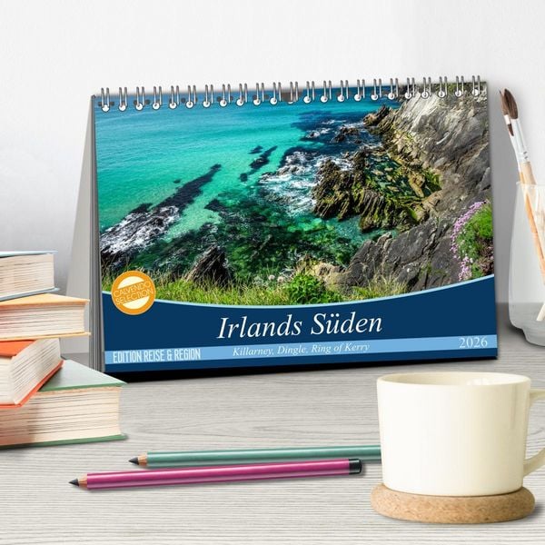 Produktbild: Irlands fanzinierender S&uuml;den (Tischkalender 2026 DIN A5 quer), CALVENDO Monatskalender