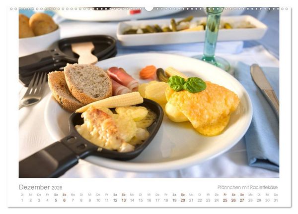Produktbild: Der K&auml;sekalender Edel und lecker (hochwertiger Premium Wandkalender 2026 DIN A2 quer), Kunstdruck in Hochglanz
