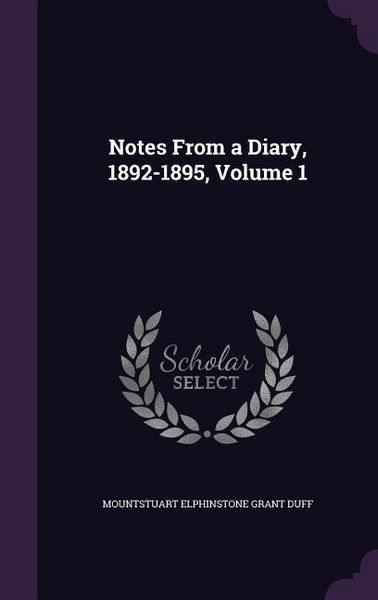 Produktbild: Notes From a Diary, 1892-1895, Volume 1