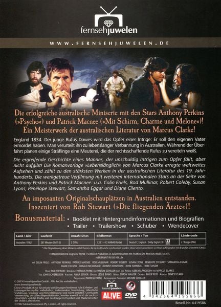 Produktbild: Verbannt in die H&ouml;lle - Die komplette Miniserie (Fernsehjuwelen) [2 DVDs]
