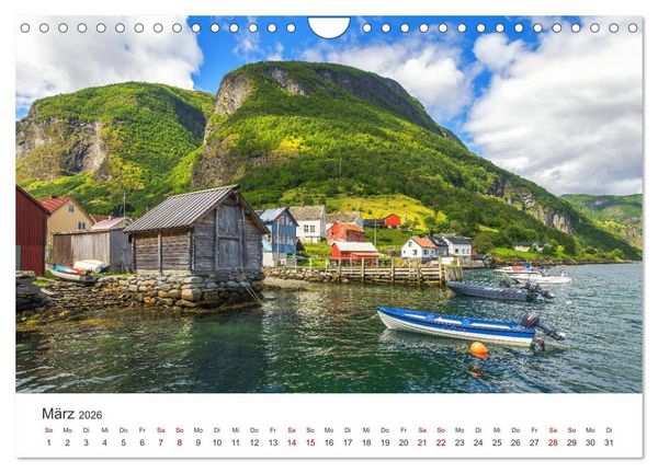 Produktbild: Norwegen - Landschaften und Fjorde im westlichen Norwegen (Wandkalender 2026 DIN A4 quer), CALVENDO Monatskalender