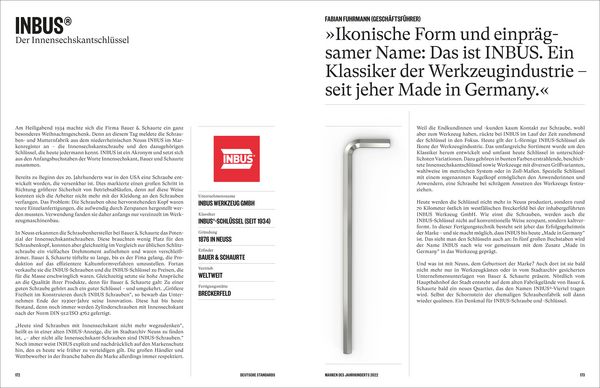Produktbild: Deutsche Standards &ndash; Marken des Jahrhunderts 2022