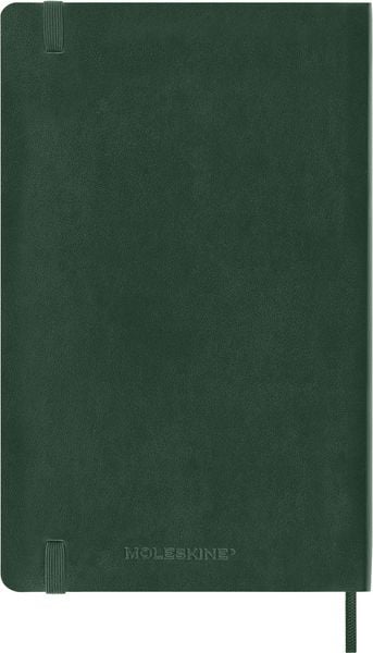 Produktbild: Moleskine 18 Monate Wochen Notizkalender 2025/2026, L/A5, 1 Wo = 1 Seite, rechts linierte Seite, weicher Einband, Myrtengrün