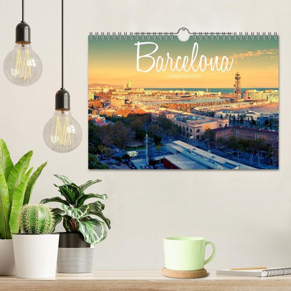 Produktbild: Barcelona - Stadtansichten (Wandkalender 2026 DIN A4 quer), CALVENDO Monatskalender