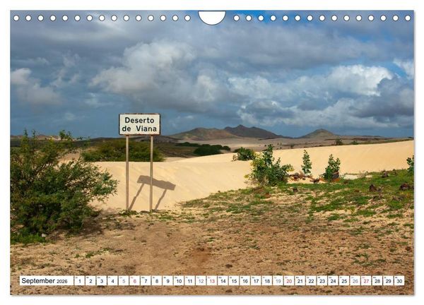 Produktbild: Boa Vista - Kapverden. Die Gem&uuml;tliche (Wandkalender 2026 DIN A4 quer), CALVENDO Monatskalender