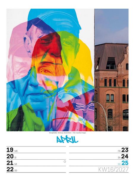 Produktbild: Street Art Wochenplaner Kalender 2027
