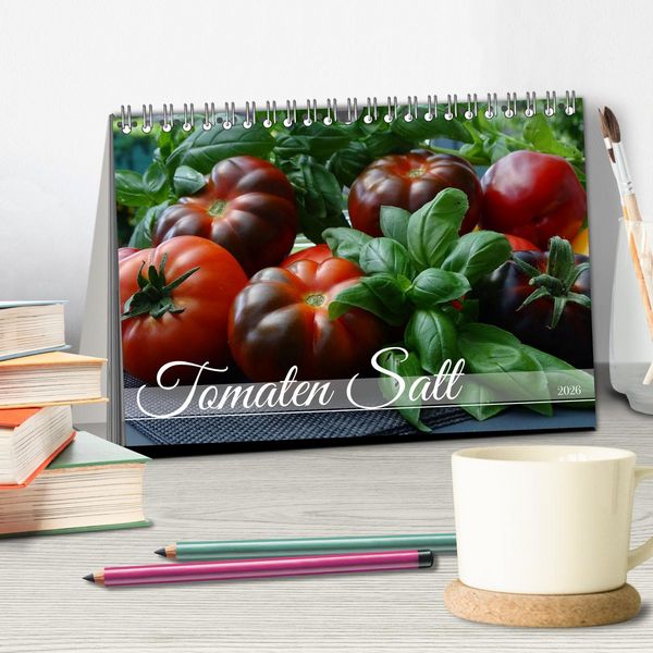 Produktbild: Tomaten Satt (Tischkalender 2026 DIN A5 quer), CALVENDO Monatskalender