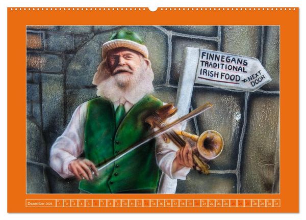 Produktbild: IRLAND - Die sch&ouml;nsten Fassadenmalereien (Wandkalender 2026 DIN A2 quer), CALVENDO Monatskalender