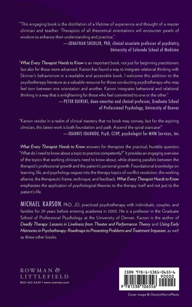 Produktbild: What Every Therapist Needs to Know