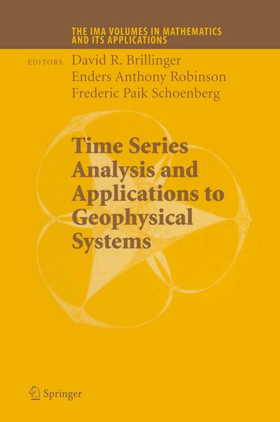 Produktbild: Time Series Analysis and Applications to Geophysical Systems