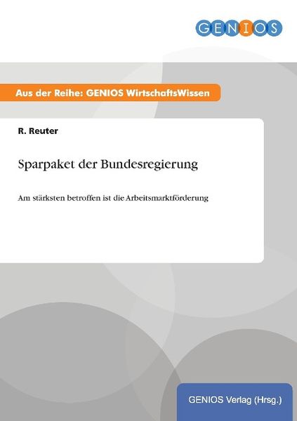 Produktbild: Sparpaket der Bundesregierung