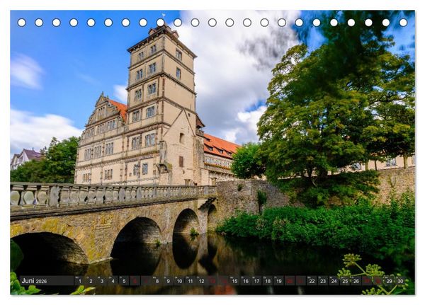 Produktbild: Ein Blick auf Alte Hansestadt Lemgo (Tischkalender 2026 DIN A5 quer), CALVENDO Monatskalender
