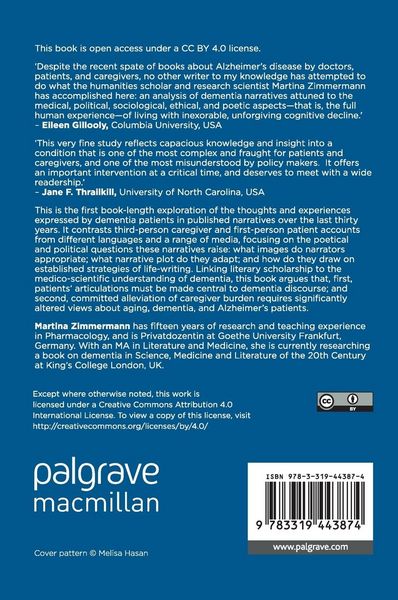 Produktbild: The Poetics and Politics of Alzheimer&rsquo;s Disease Life-Writing