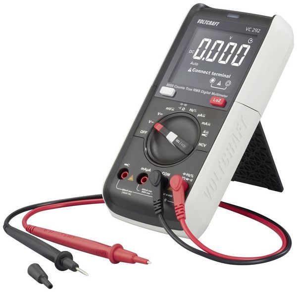 Produktbild: VOLTCRAFT VC292 Hand-Multimeter digital True RMS LoZ CAT III 600V Anzeige (Counts): 6000