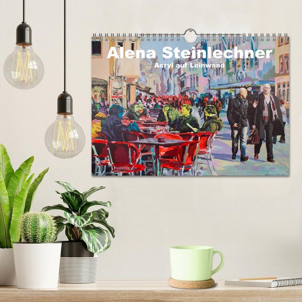 Produktbild: Alena Steinlechner, Acryl auf Leinwand (Wandkalender 2026 DIN A4 quer), CALVENDO Monatskalender