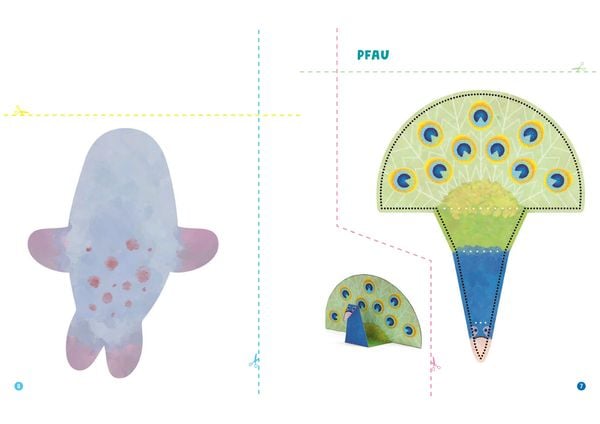 Produktbild: Tiere prickeln in 3D. Zum Basteln, Falten und Spielen.