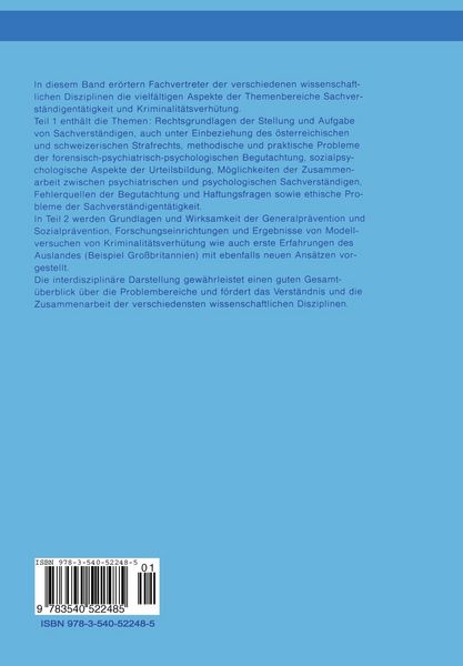 Produktbild: Der Sachverst&auml;ndige im Strafrecht Kriminalit&auml;tsverh&uuml;tung