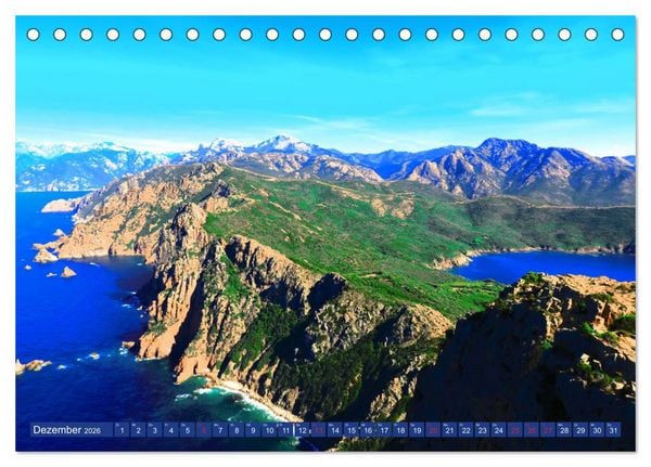 Produktbild: Korsika - Wandern zu den Naturwundern (Tischkalender 2026 DIN A5 quer), CALVENDO Monatskalender