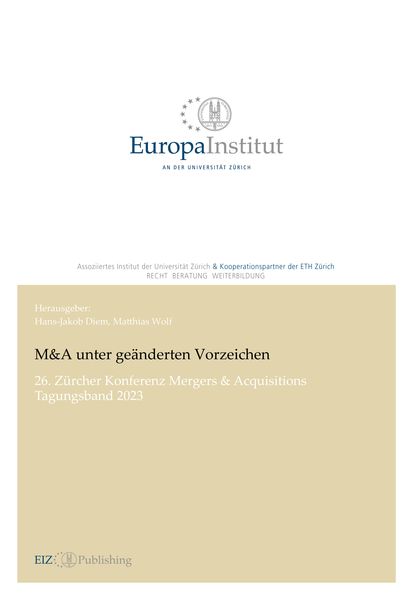 Produktbild: M&A unter ge&auml;nderten Vorzeichen