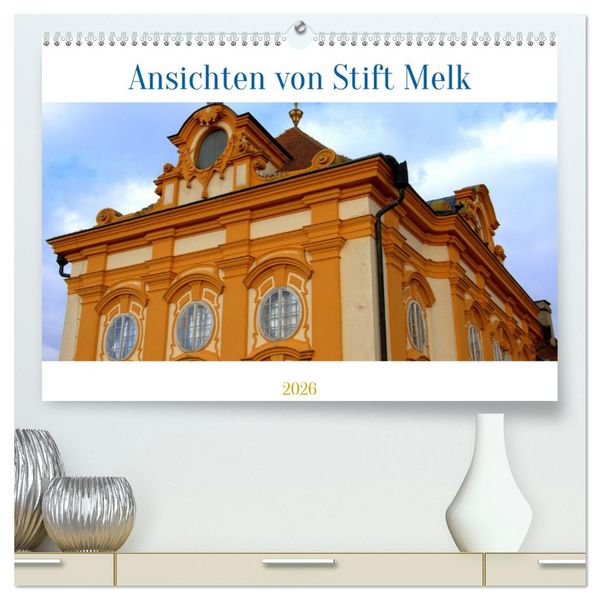 Produktbild: Ansichten vom Stift in Melk (hochwertiger Premium Wandkalender 2026 DIN A2 quer), Kunstdruck in Hochglanz