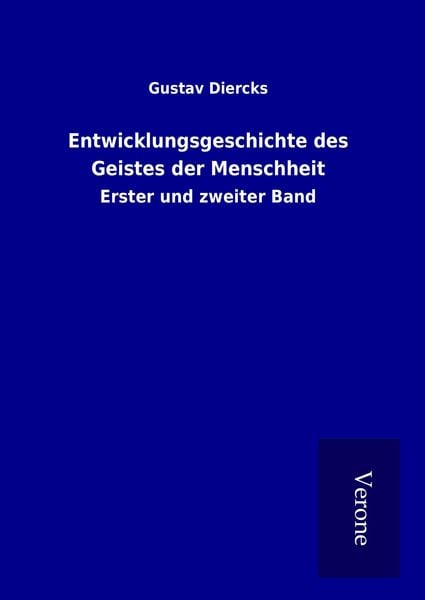 Produktbild: Entwicklungsgeschichte des Geistes der Menschheit