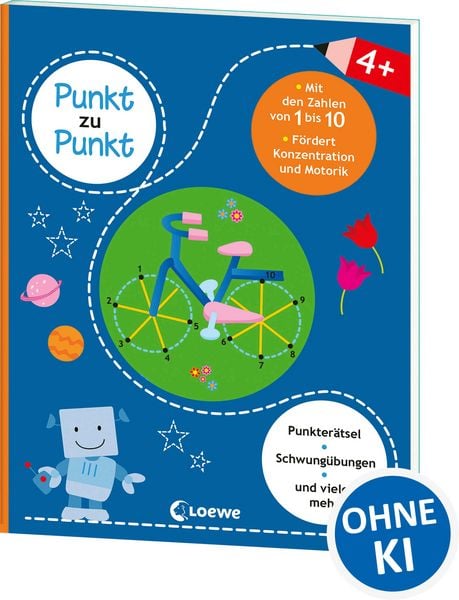 Produktbild: Punkt zu Punkt - Mit den Zahlen von 1 bis 10 (blau)