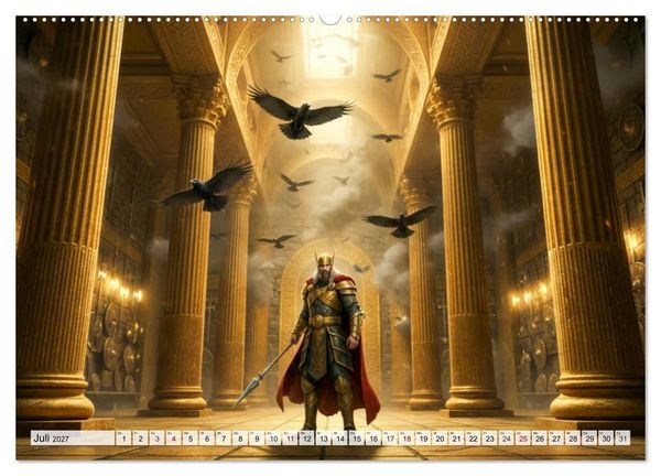 Produktbild: Ragnar&ouml;k &ndash; Die letzte Schlacht der G&ouml;tter (Wandkalender 2027 DIN A2 quer), CALVENDO Monatskalender